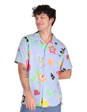 Camisa Casual Vans Manga Corta Para Hombre