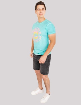 Playera Buffalo Jeans David Bitton cuello redondo para hombre