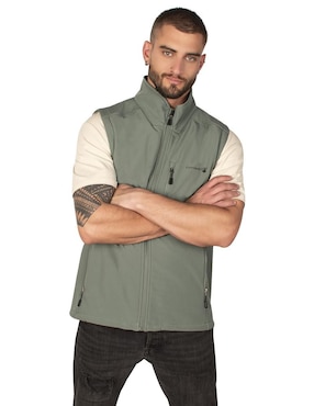 Chaleco Greenlander Impermeable Con Bolsillos Para Hombre