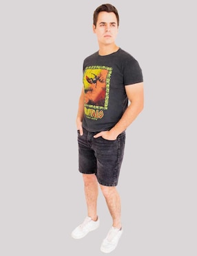 Playera Buffalo Jeans David Bitton cuello redondo para hombre