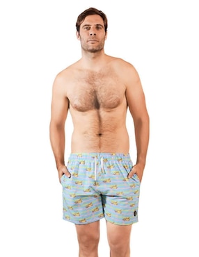 Traje De Baño Ocean Slave Con Bolsillos Para Hombre