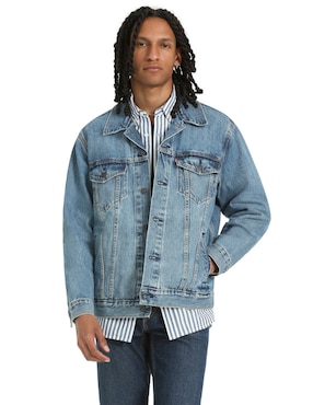 Chamarra Casual Levi's De Algodón Con Bolsillos Para Hombre