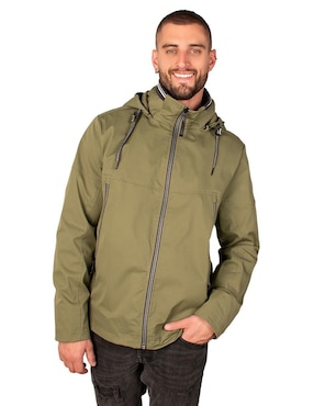 Chamarra Greenlander Impermeable Capucha Desmontable Para Hombre