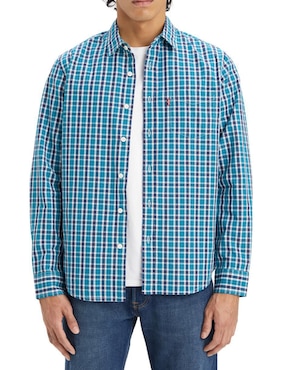 Camisa Casual Levi's De Algodón Manga Larga Para Hombre