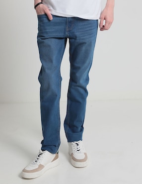 Jeans Slim That's It Lavado Stone Wash Para Hombre