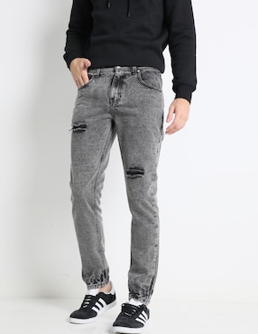 Jeans Slim That's It Lavado Encerado Para Hombre