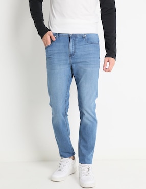 Jeans Slim That's It Lavado Claro Para Hombre