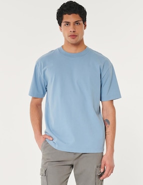 Playera Hollister Cuello Redondo Para Hombre