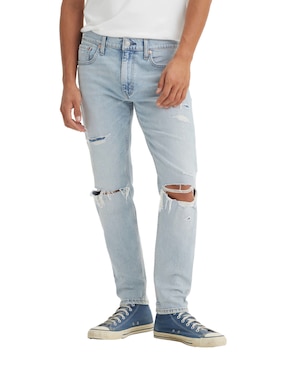 Jeans Slim Taper Levi's 512 Lavado Claro Para Hombre