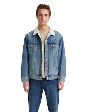 Chamarra Casual Levi's De Algodón Para Hombre