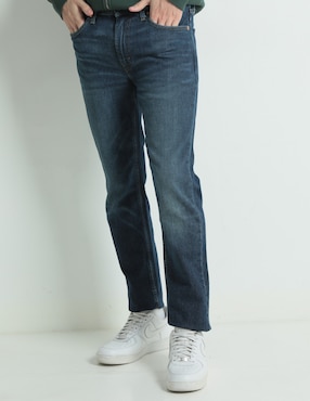 Jeans Straight Levi's 511 Deslavado Para Hombre