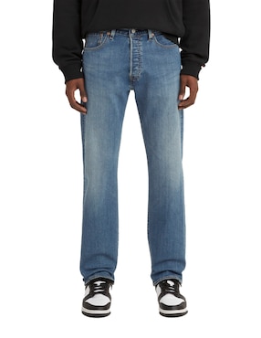 Jeans Regular Levi's 501 Deslavado Para Hombre