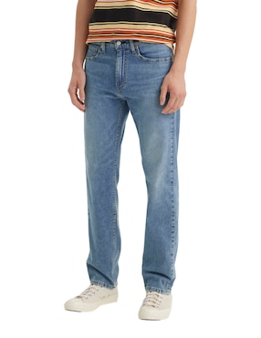 Jeans Regular Levi's 505 Lavado Deslavado Para Hombre