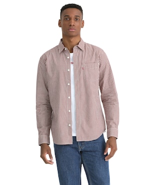 Camisa Casual Levi's De Algodón Manga Larga Para Hombre