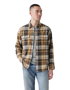 Camisa Casual Levi'S De Algodón Manga Larga Para Hombre