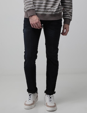 Jeans Slim That's It Lavado Obscuro Para Hombre