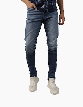 Jeans Skinny American Eagle Mens Super Skinn Lavado Obscuro Para Hombre