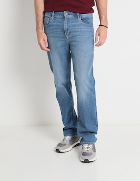 Jeans Straight American Eagle Deslavado Para Hombre