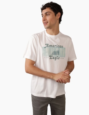 Playera American Eagle Cuello Redondo Para Hombre