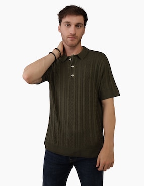 Suéter American Eagle Cuello Polo Para Hombre