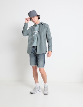 Short American Eagle de mezclilla para hombre