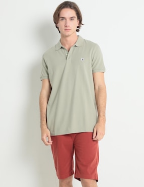 Playera Tipo Polo American Eagle Para Hombre