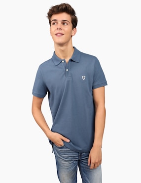 Playera American Eagle Mens SS Solid Po Cuello Polo Para Hombre