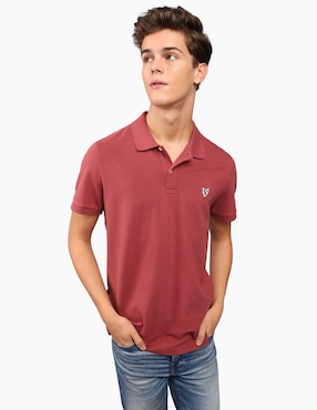 Playera American Eagle Mens SS Solid Po Cuello Polo Para Hombre