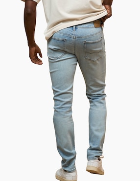 Jeans skinny American Eagle Athletic lavado claro para hombre