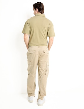 Pantalón cargo recto American Eagle de algodón para hombre