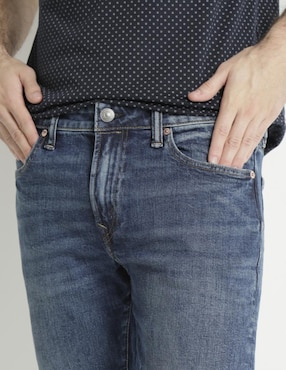 Jeans skinny American Eagle lavado obscuro para hombre