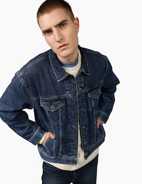 Chamarra casual American Eagle de algodón para hombre