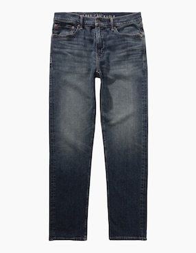 Jeans straight American Eagle Mens Original ST lavado obscuro para hombre