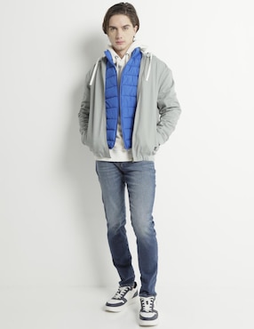 Jeans slim American Eagle lavado stone wash para hombre