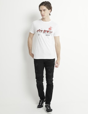 Jeans skinny American Eagle lavado obscuro para hombre