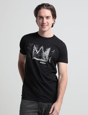 Playera Jean-Michel Basquiat Cuello Redondo Para Hombre