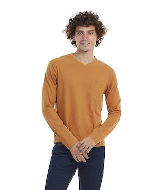 Playera Buffalo Jeans David Bitton cuello v para hombre