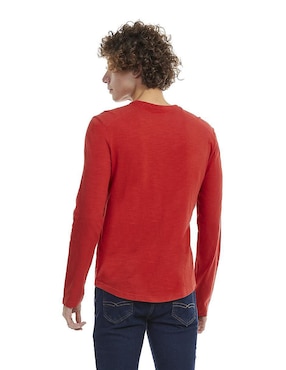Playera Buffalo Jeans David Bitton cuello v para hombre