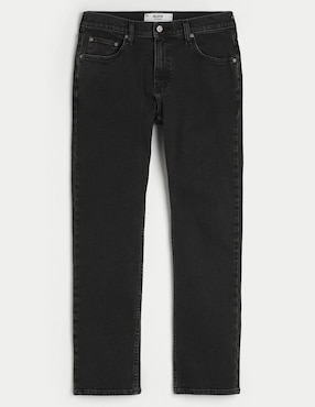 Jeans Regular Hollister Lavado Obscuro Para Hombre