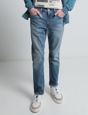 Jeans Slim Levi's Deslavado Para Hombre