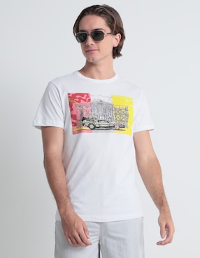 Playera Univrs Cuello Redondo Para Hombre