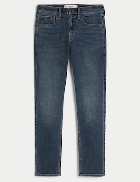 Jeans Skinny Hollister Lavado Claro Para Hombre