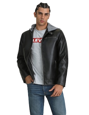 Chamarra Casual Levi's Con Capucha Para Hombre