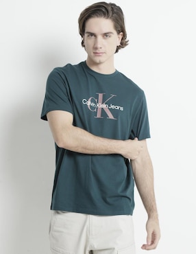 Playera Calvin Klein Cuello Redondo Para Hombre