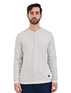 Playera Supply Cuello Henley Para Hombre