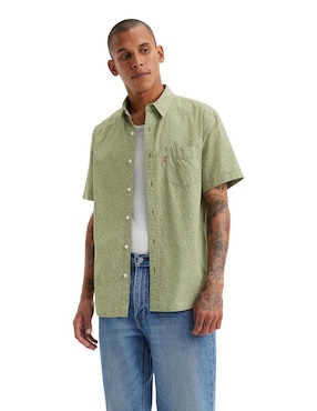 Camisa Casual Levi's De Algodón Manga Corta Para Hombre