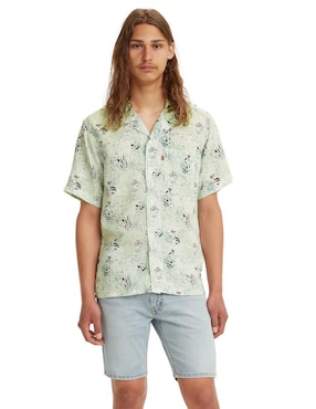 Camisa Casual Levi's De Algodón Manga Corta Para Hombre