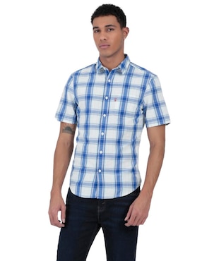 Camisa Casual Levi's De Algodón Manga Corta Para Hombre