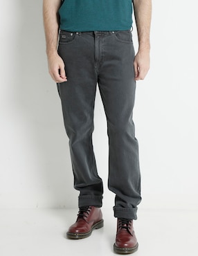 Jeans Straight Tommy Jeans Lavado Obscuro Para Hombre