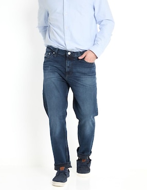 Jeans Slim Tommy Jeans Lavado Stone Wash Para Hombre